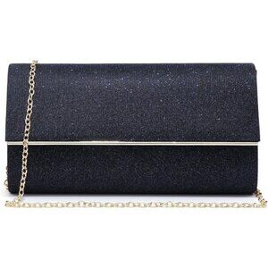 Women's Evening Bag Glitter Clutch Wedding Bridal Purse Sparkle Cocktail Party